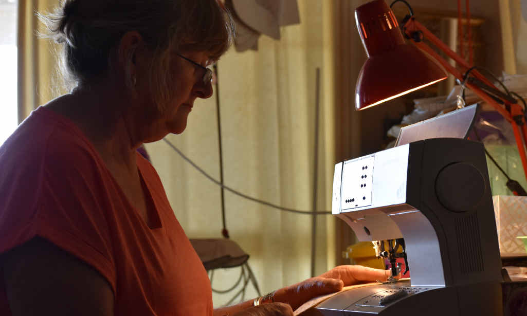 HONOURED: Warwick quilter Barbara Cutmore has made a quilt for the Lest We Forget – 100 years, 100 quilts exhibition, on display at next week’s Craft and Quilt Fair.